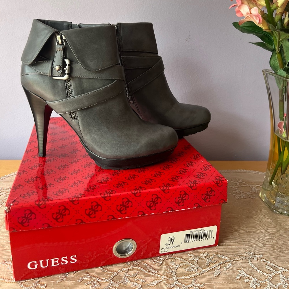 Guess Gray Booties
